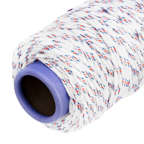 Фал плетеный полипропиленовый с сердечником, 6 мм, L100 м, 16-прядный, Сибртех фото 3