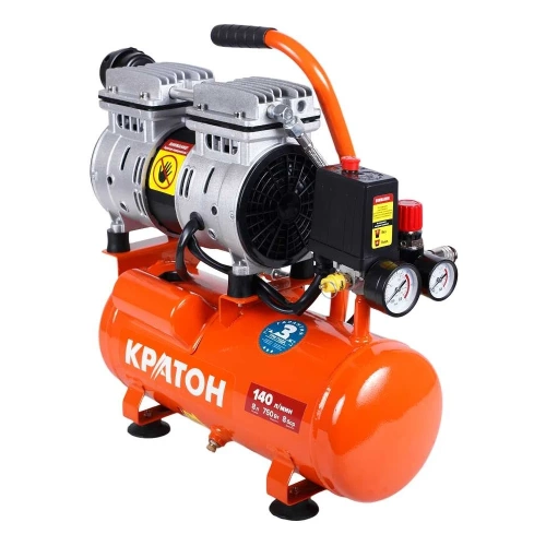 Безмасляный компрессор с прямой передачей Кратон AC-140-8-OFS 3 01 01 051 фото 3
