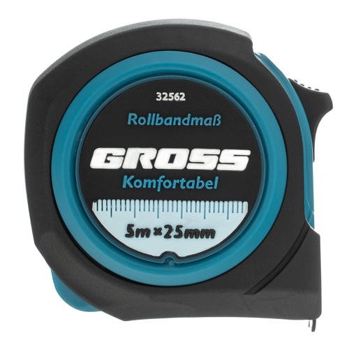 Рулетка Komfortabel 5 м х 25 мм,обрезиненный корпус Gross фото 4 Рулетка Komfortabel 5 м х 25 мм,обрезиненный корпус Gross фото 4