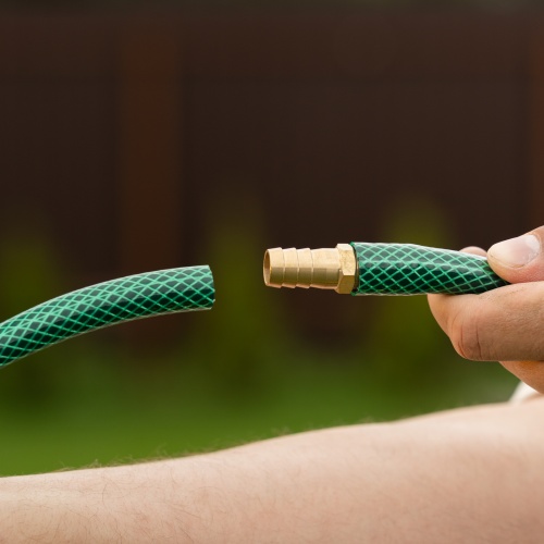 Соединитель для шланга 1/2", латунный Palisad фото 8