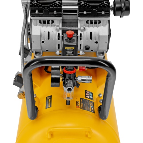 Компрессор безмасляный, малошумный  DLS 2250/100, 2250 Вт, 3x750, 100 л, 410 л/мин блок управления/ Denzel фото 16