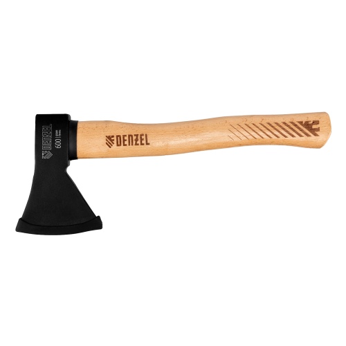 Топор, 600 г, кованый, буковое топорище Denzel фото 2