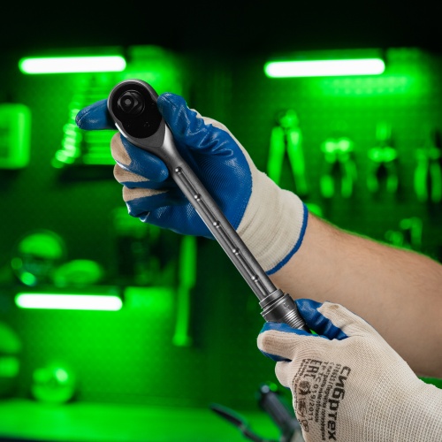 Ключ-трещотка телескопический 1/2", 300-430 мм, 72 зуба, с быстрым сбросом Сибртех фото 12 Ключ-трещотка телескопический 1/2", 300-430 мм, 72 зуба, с быстрым сбросом Сибртех фото 12