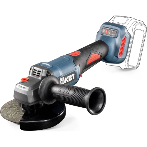 Угловая шлифовальная машина КВТ ПРОФИ GB-20-125R без АКБ и ЗУ с поворотной рабочей головой 104541