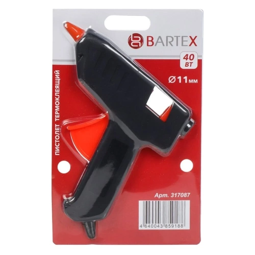 Электропистолет клеевой Bartex 11 мм, 40 Вт, 4.5 г/мин, , 1227002 317087 фото 8