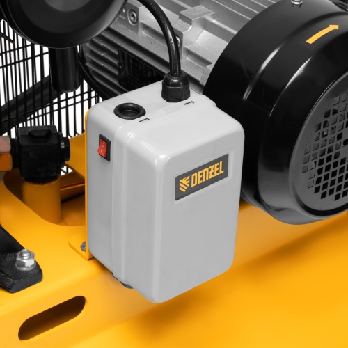 Компрессор воздушный рем. привод BCV 5500-T/200, 5,5 кВт, 200 литров, 850 л/мин Denzel фото 14