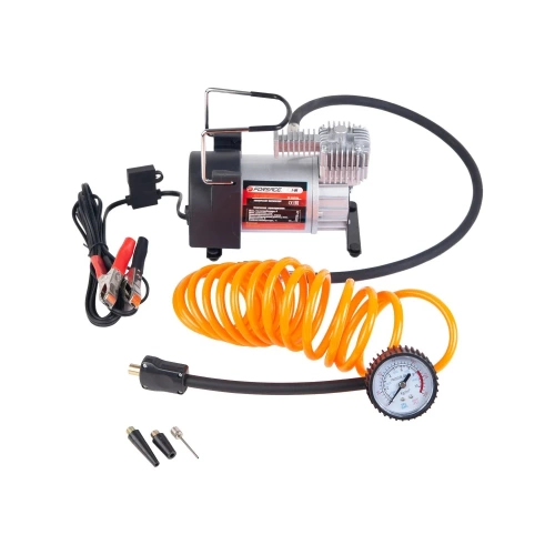 Поршневой автомобильный компрессор с витым шлангом Forsage 12V F-95(30171) Поршневой автомобильный компрессор с витым шлангом Forsage 12V F-95(30171)