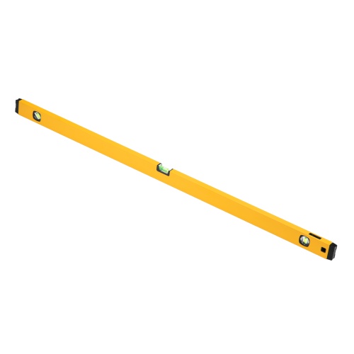 Уровень алюминиевый, магнит, фрезерованный, 3 глазка (1 зеркал.) 0,5 мм/м, 1200 мм Denzel фото 2