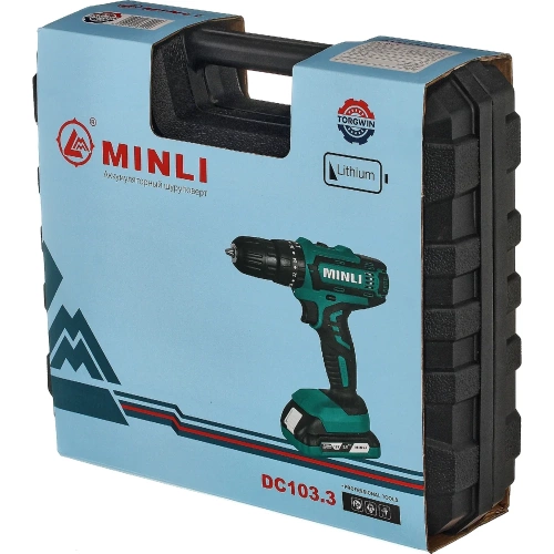 Аккумуляторная ударная дрель-шуруповерт MINLI 10mm 25N.m Li-ion 18Vx2 DC103.3-2.0A фото 3 Аккумуляторная ударная дрель-шуруповерт MINLI 10mm 25N.m Li-ion 18Vx2 DC103.3-2.0A фото 3
