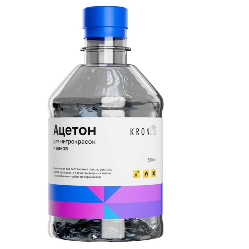 Ацетон технический Kronbuild U52DT 0,5 л