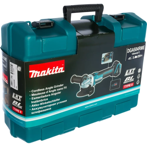 Аккумуляторная угловая шлифмашина Makita LXT DGA504RME фото 6