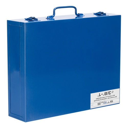 Трубогиб гидравлический горизонтальный, 6т, башмаки 3/8"–1", в металлическом кейсе Stels фото 10