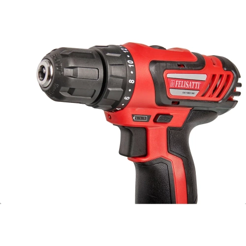 Аккумуляторная дрель-шуруповерт Felisatti ДА-12ЭР (кейс, 2 аккум., 1,5Ач) 595.5.2.10 фото 7 Аккумуляторная дрель-шуруповерт Felisatti ДА-12ЭР (кейс, 2 аккум., 1,5Ач) 595.5.2.10 фото 7