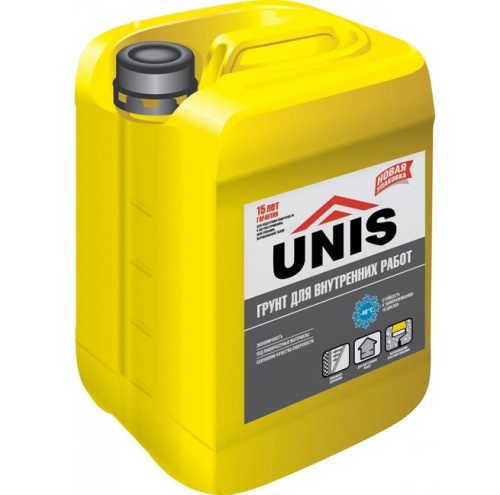 Грунтовка Unis для внутренних работ 10 л
