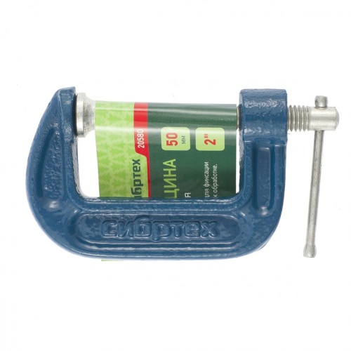 Струбцина G-образная, 50 мм Сибртех фото 3