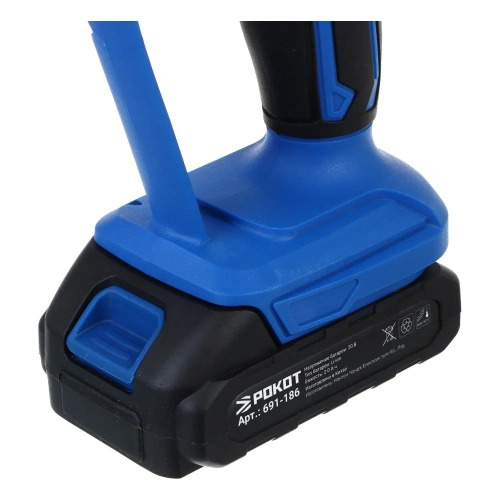 Электропила аккумуляторная РОКОТ, 1АКБ, шина 150 мм, 2.0 Ач Li-ion, пластиковый кейс 691-186 фото 9 Электропила аккумуляторная РОКОТ, 1АКБ, шина 150 мм, 2.0 Ач Li-ion, пластиковый кейс 691-186 фото 9