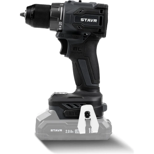 Дрель-шуруповерт аккумуляторная бесщеточная Ставр 18V UNI-M, максимальный крутящий момент 50Нм, Stavr SDD 18BL, 9020100420 фото 11 Дрель-шуруповерт аккумуляторная бесщеточная Ставр 18V UNI-M, максимальный крутящий момент 50Нм, Stavr SDD 18BL, 9020100420 фото 11