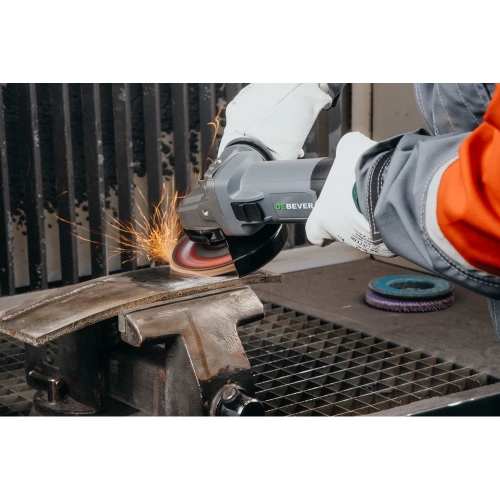 Угловая шлифмашина электрическая DeBever 125 мм, 1400 Вт, 3000 -11000 об/мин, 2,5 кг DBE-9222B фото 11