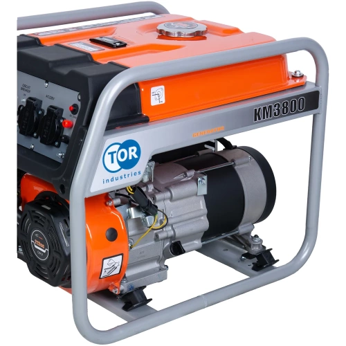 Бензиновый генератор TOR KM3800H 2,5кВт 220В 16л с ручным запуском 1011093 фото 4