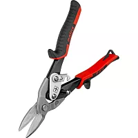 Ножницы по металлу Matrix PRO 250 мм, прямой рез, сталь CRMO, двухкомпонентные рукоятки 78322