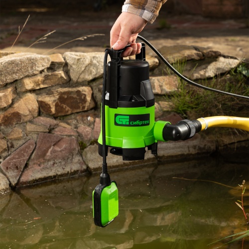 Дренажный насос для грязной воды СДН450-35, 450 Вт, напор 5.5 м, 8000 л/ч Сибртех фото 12