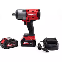 Гайковерт аккумуляторный ударный Rotake 3/4, 1980 Нм, 18В, акб (4Ач), 2шт, в кейсе RC-8813