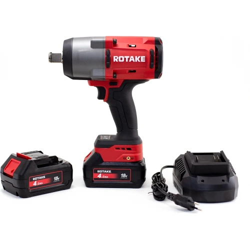 Гайковерт аккумуляторный ударный Rotake 3/4, 1980 Нм, 18В, акб (4Ач), 2шт, в кейсе RC-8813