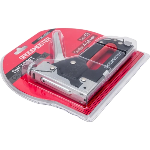 Скобозабивной пистолет GROSSMEISTER №53, 4-14 мм 008006001 фото 3