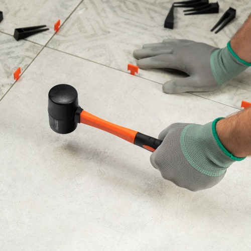 Киянка резиновая, 225 г, черная резина, фибергласовая рукоятка Sparta фото 7 Киянка резиновая, 225 г, черная резина, фибергласовая рукоятка Sparta фото 7