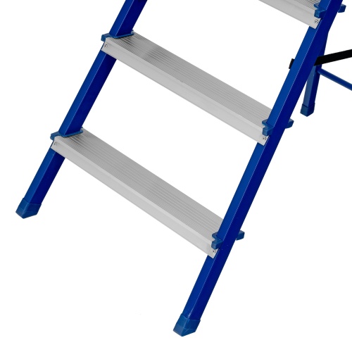 Стремянка, 7 ступеней, стальной профиль, алюминиевые ступени Сибртех фото 8