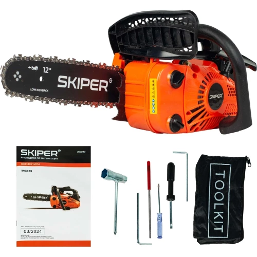 Бензопила SKIPER TV3003 (30 см /12", 0.375"/ 3/8", 1.3 мм, 44 зв. 1.5 кВт/ 2.0 лс) 00-00022797 фото 10 Бензопила SKIPER TV3003 (30 см /12", 0.375"/ 3/8", 1.3 мм, 44 зв. 1.5 кВт/ 2.0 лс) 00-00022797 фото 10