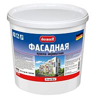 Краска фасадная Pufas Decoself ФК D морозостойкая белая 15 л/22,2 кг