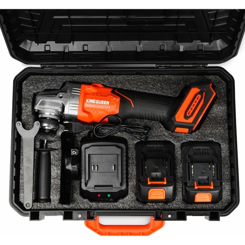 Бесщеточная болгарка KINGQUEEN 125 мм, АКБ KQ-YJ803A фото 10