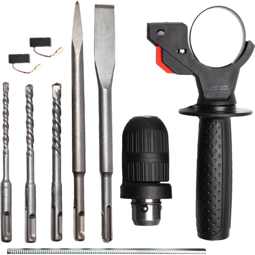 Перфоратор WORTEN SDS-plus сетевой в кейсе, 1150Вт, набор 5 буров IM КА-90000587 фото 5 Перфоратор WORTEN SDS-plus сетевой в кейсе, 1150Вт, набор 5 буров IM КА-90000587 фото 5