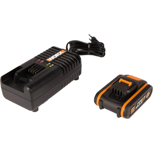 Набор 3601 аккумулятор 2 Ач, зарядное устройство 2А WORX WA3601 фото 5