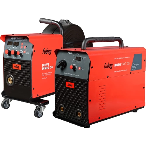 Сварочный инверторный полуавтомат FUBAG INMIG 350T DG, DRIVE INMIG, шланг пакет,горелка FB 360, 31438.2