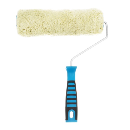 Валик для фасадных работ синтетический с двухкомпонентной ручкой, 250 мм, ворс 18 мм, D 48 мм, D ручки 6 мм, полиакрил Matrix фото 3