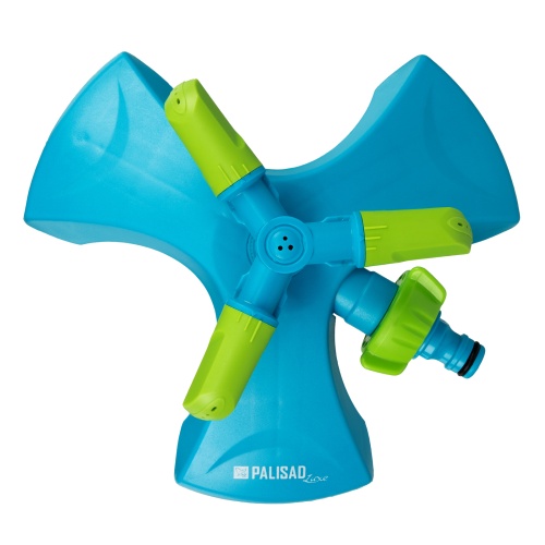 Разбрызгиватель вращающийся, 3 лопасти, утяжеленная база, LUXE Palisad фото 2