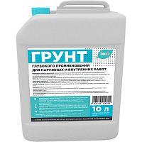 Грунтовка акриловая глубокого проникновения Грида Эко морозостойкая 10 л
