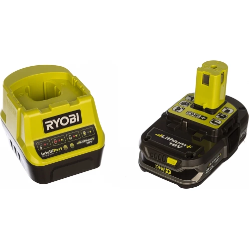 Набор Ryobi ONE+ RC18120-125 5133003359 аккумулятор (18 В; 2.5 А*ч; Li-Ion) и зарядное устройство RC18120 фото 3 Набор Ryobi ONE+ RC18120-125 5133003359 аккумулятор (18 В; 2.5 А*ч; Li-Ion) и зарядное устройство RC18120 фото 3