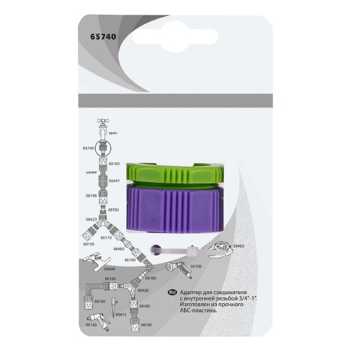 Адаптер пластмассовый, 3/4-1, внутренняя резьба Palisad фото 5