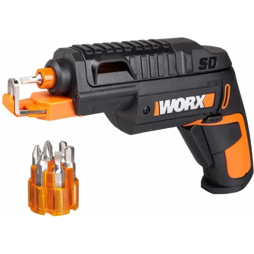 Аккумуляторная отвертка с набором бит WORX WX255 SD Slide Driver WX255 Аккумуляторная отвертка с набором бит WORX WX255 SD Slide Driver WX255