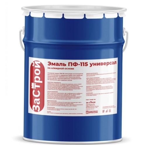 Эмаль Застрой ПФ-115 ТУ белая 1 кг Эмаль Застрой ПФ-115 ТУ белая 1 кг
