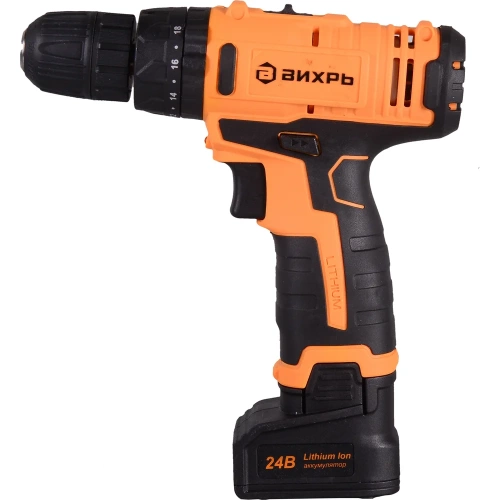 Аккумуляторная дрель-шуруповерт Вихрь ДА-24Л-2кУ 72/14/19 фото 4 Аккумуляторная дрель-шуруповерт Вихрь ДА-24Л-2кУ 72/14/19 фото 4