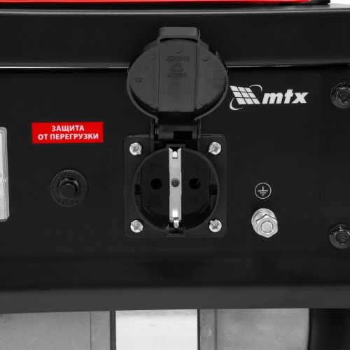 Генератор бензиновый RS-1500, 1,1 кВт, 230В, ручной стартер MTX фото 9