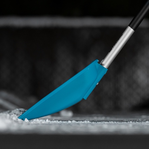 Лопата-скрепер для уборки снега, полипропилен, 550х340х1450 мм, алюминиевый черенок, ПВХ, LUXE Palisad фото 10