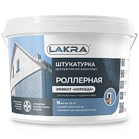 Штукатурка декоративная роллерная Лакра с эффектом короеда 15 кг