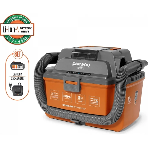 Аккумуляторный пылесос DAEWOO DAVC 1621Li SET фото 3 Аккумуляторный пылесос DAEWOO DAVC 1621Li SET фото 3