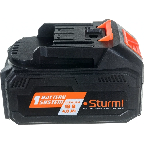 Аккумулятор 1BatterySystem (18 В; 4 Ач) Sturm SBP1804 фото 6 Аккумулятор 1BatterySystem (18 В; 4 Ач) Sturm SBP1804 фото 6