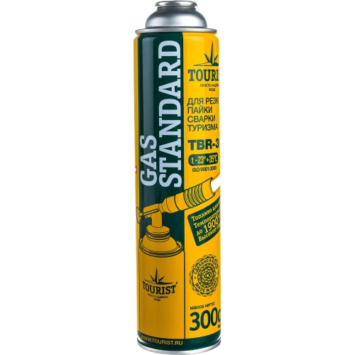 Газовый баллон TOURIST STANDARD, газ резьбовой TBR-300 фото 4 Газовый баллон TOURIST STANDARD, газ резьбовой TBR-300 фото 4